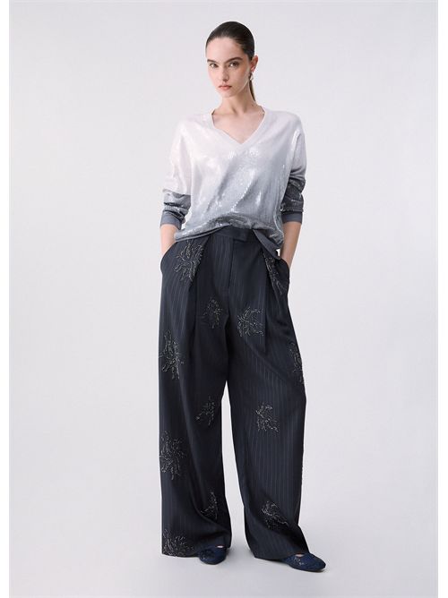 Maglia dégradé con paillettes LIU JO | WF6178MS49I/L9205